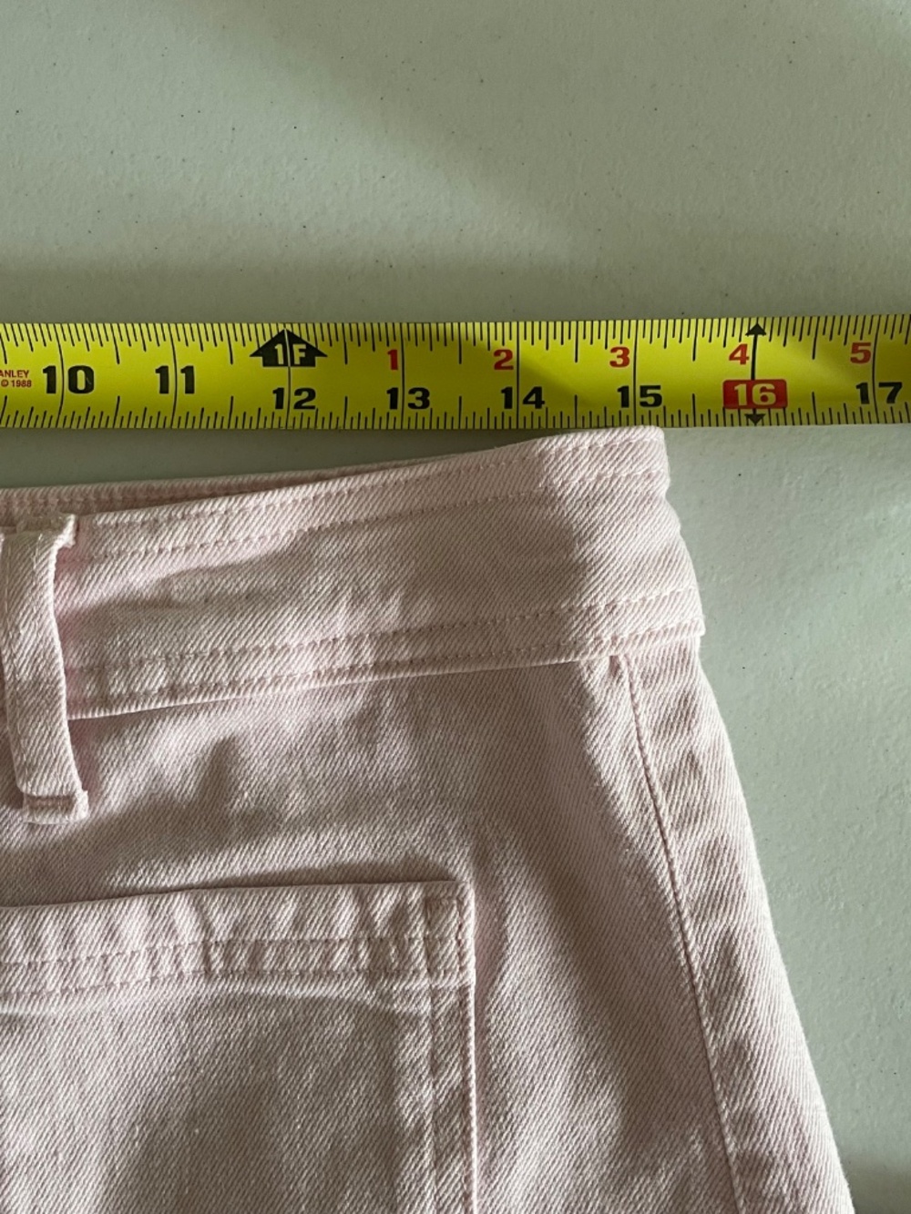 Pink Wide Leg Sailor Cropped Jeans High Rise Universal Thread Size 8 - Picture 6 of 11